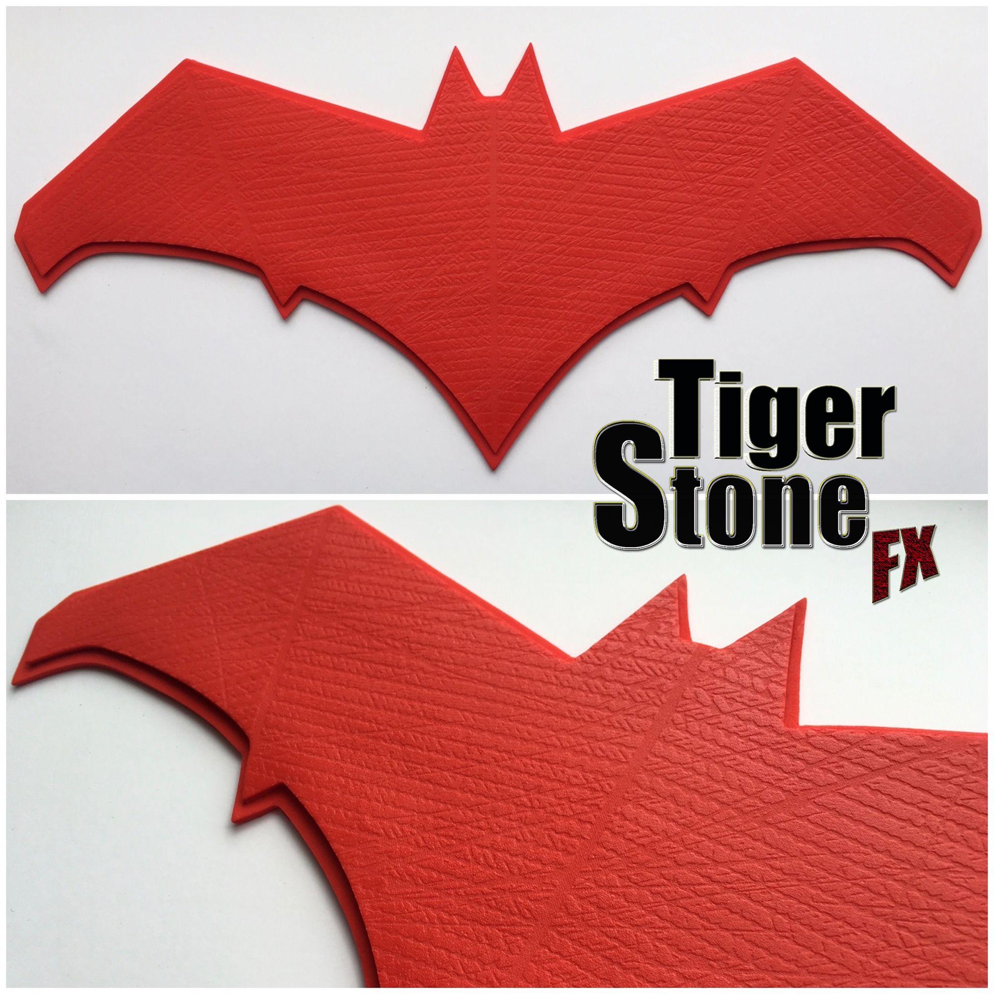 Red Hood Logo - Dawn Of Justice inspired Red Hood chest emblem - Tiger Stone FX