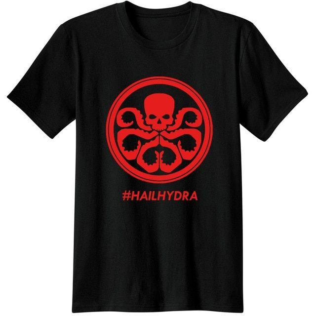 An L Clothing and Apparel Logo - Hail Hydra Men Tees T Shirts Marvel Agents of S.H.I.E.L.D. TV Show