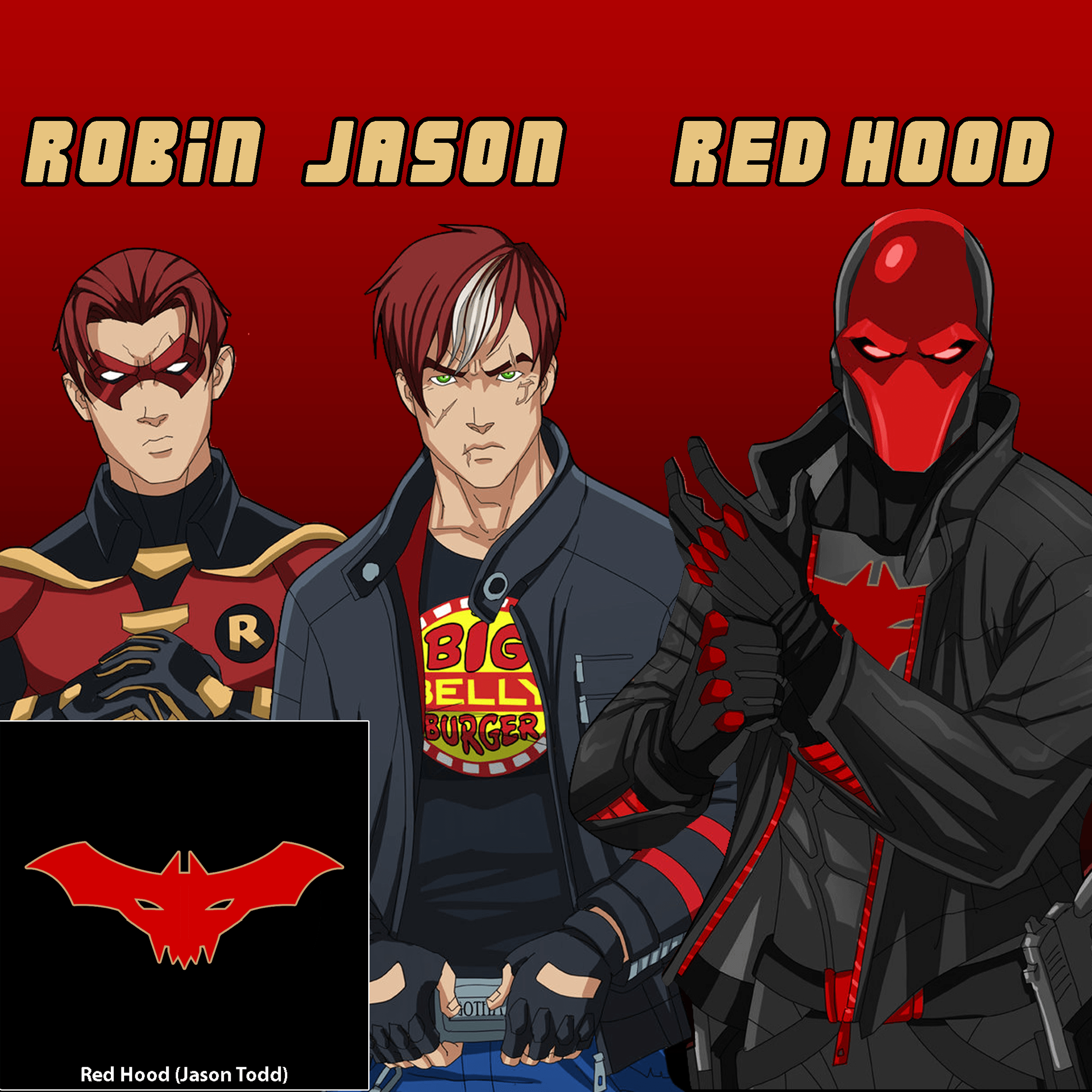 Red Hood Logo - Fan-Art] Red Hood/Red Hood Logo Redesign : DCcomics