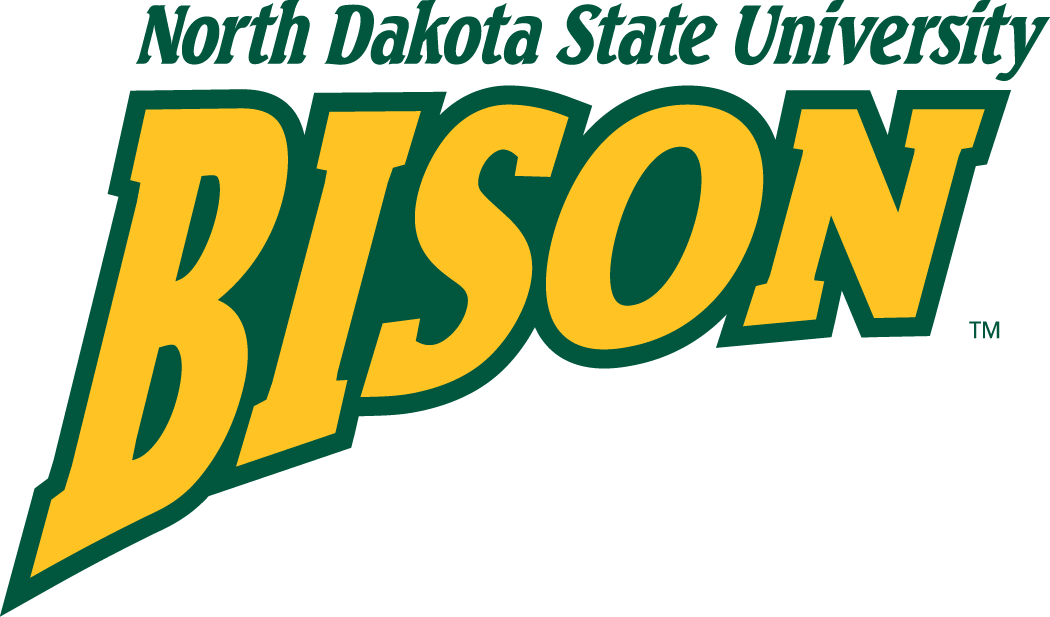 North Dakota State Bison Logo - North Dakota State Bison Wordmark Logo - NCAA Division I (n-r) (NCAA ...