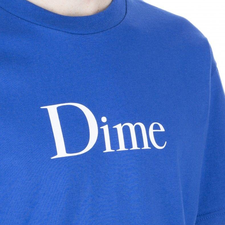 Royal Blue and Logo - Dime Classic Logo T Shirt (Royal Blue)