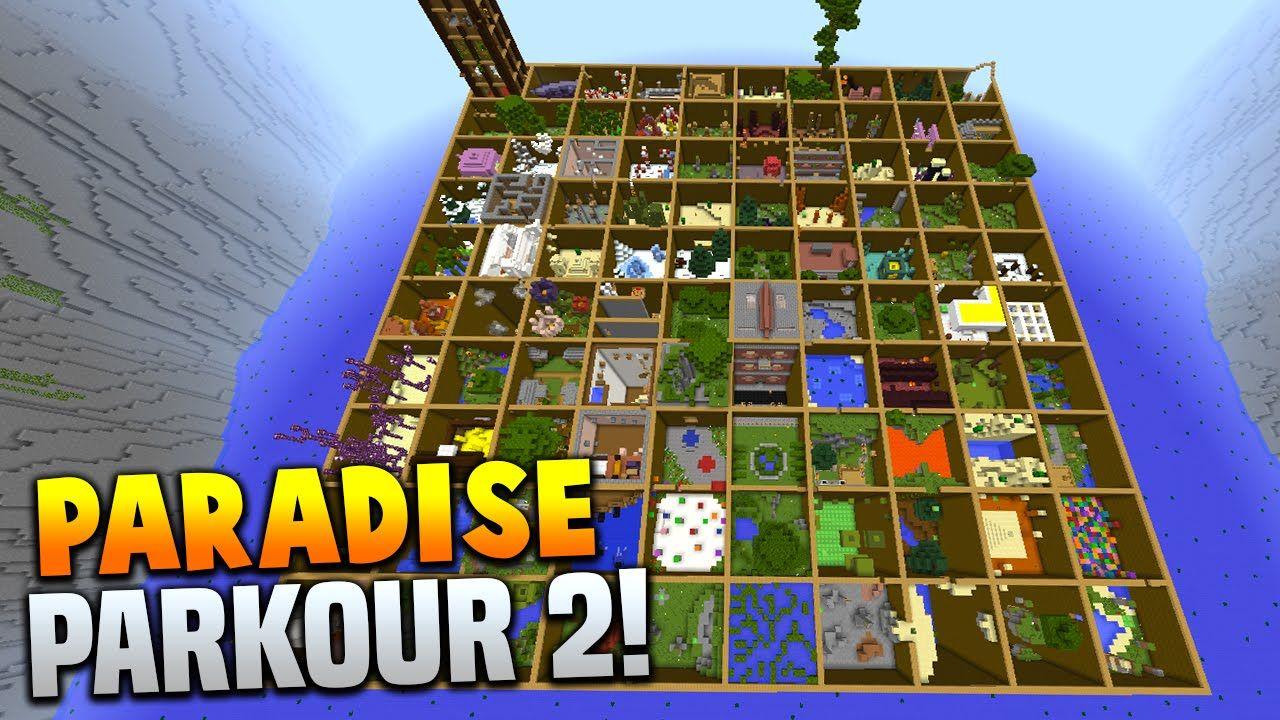 Paradise Minecraft Logo - Minecraft PARADISE PARKOUR 2! (Over 100 Stages & Hour Long Parkour ...
