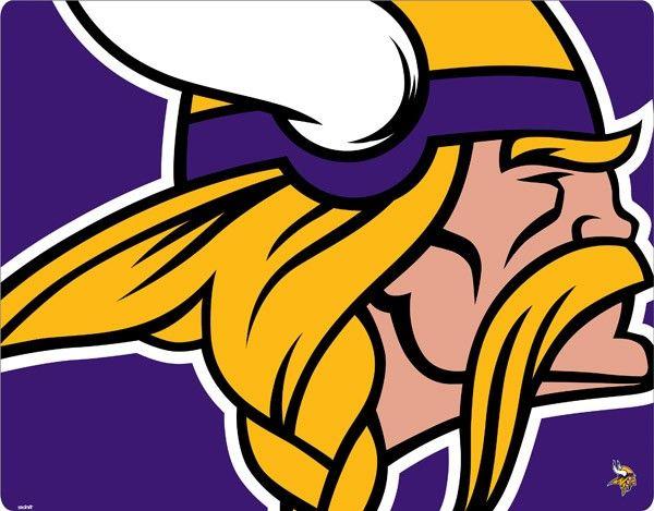 NFL Vikings Logo - Minnesota Vikings Large Logo Wii U (Console + 1 Controller) Skin | NFL