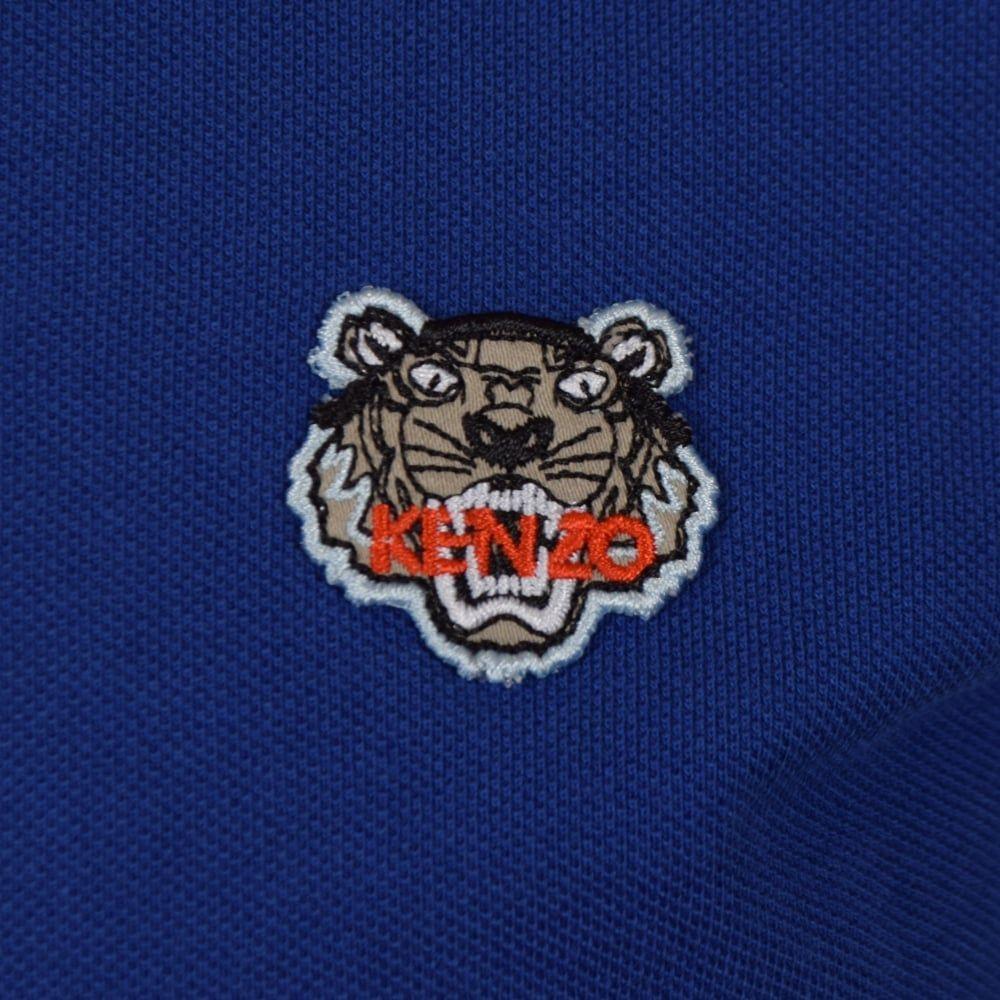 Royal Blue and Logo - KENZO Kenzo Royal Blue Chest Logo Polo Shirt - Men from ...