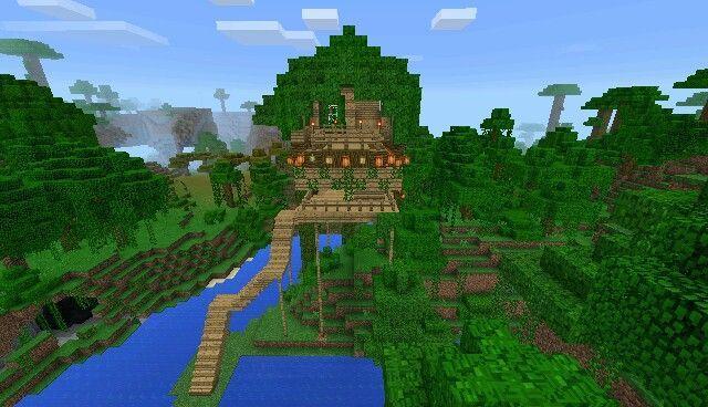 Paradise Minecraft Logo - Tropical Island Paradise Double Decker Home | Minecraft Builds ...
