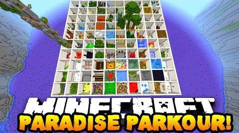 Paradise Minecraft Logo - Parkour Paradise 2 Map - 9Minecraft.Net
