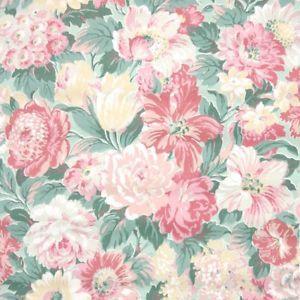 Petal Pink Green Flower Logo - 1950s Floral Vintage Wallpaper Dense Pink Green and Yellow Flowers ...