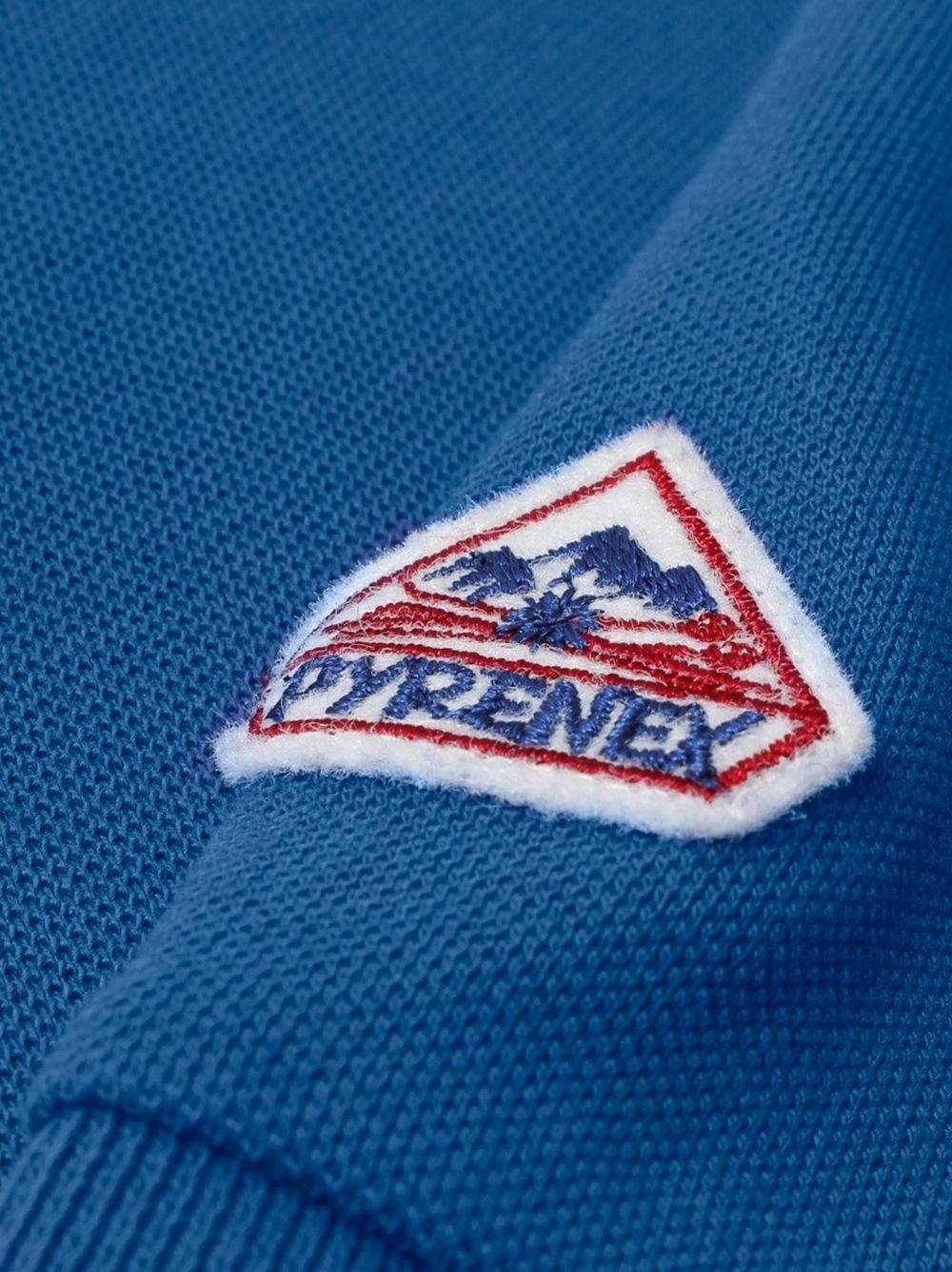Royal Blue and Logo - Pyrenex Royal Blue Lionel Logo Polo Shirt | Designerwear