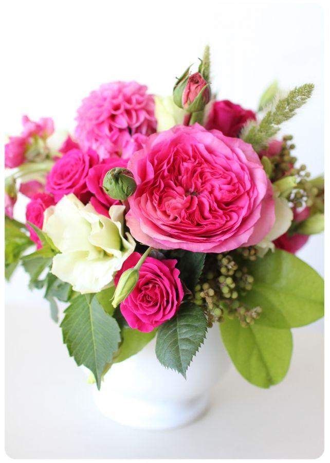 Pink Green Flower Logo - Budget Friendly Bouquet and Centerpiece Flower Packages in Manhattan