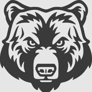Grizzly Head Logo - Bear Svg Bear Svg Grizzly Svg Bear