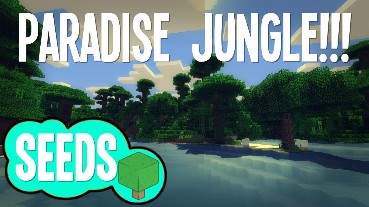 Paradise Minecraft Logo - Minecraft - Jungle Paradise Seed - YouTube