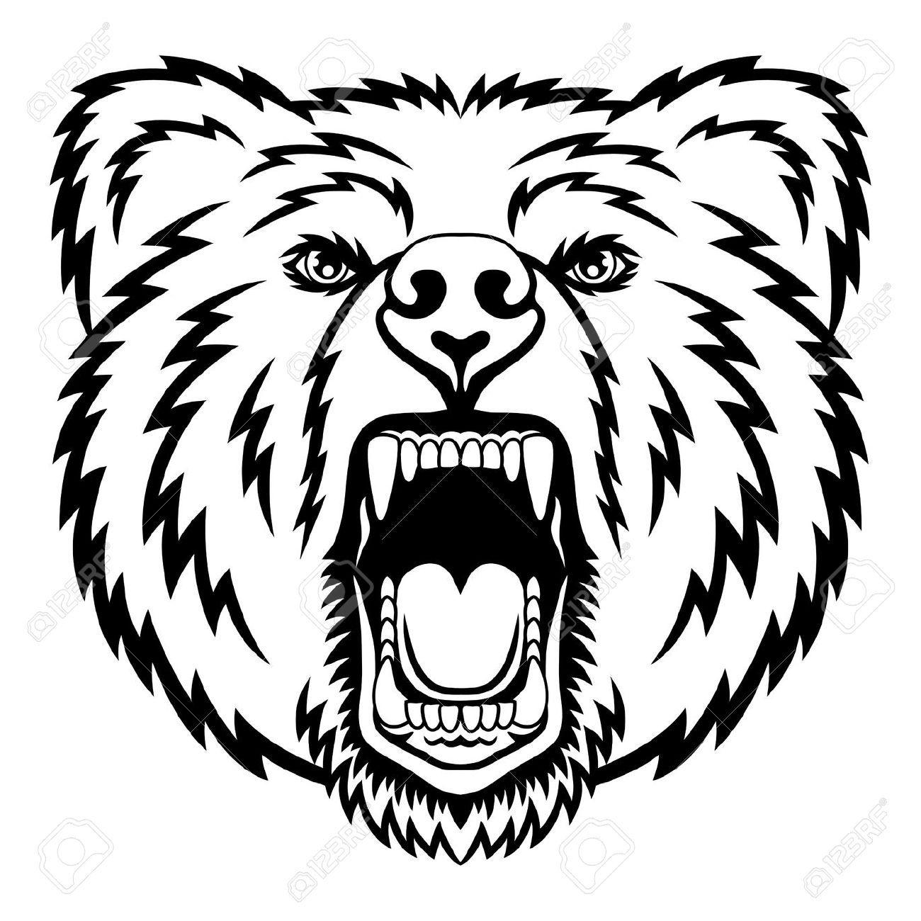 Grizzly Head Logo - Grizzly Bear Head Drawing at GetDrawings.com | Free for personal use ...