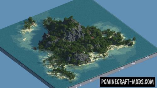 Paradise Minecraft Logo - Tropical Paradise Map For Minecraft 1.14, 1.13.2 | PC Java Mods & Addons
