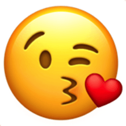 Kiss Emoji Logo - Face Blowing A Kiss Emoji (U+1F618)