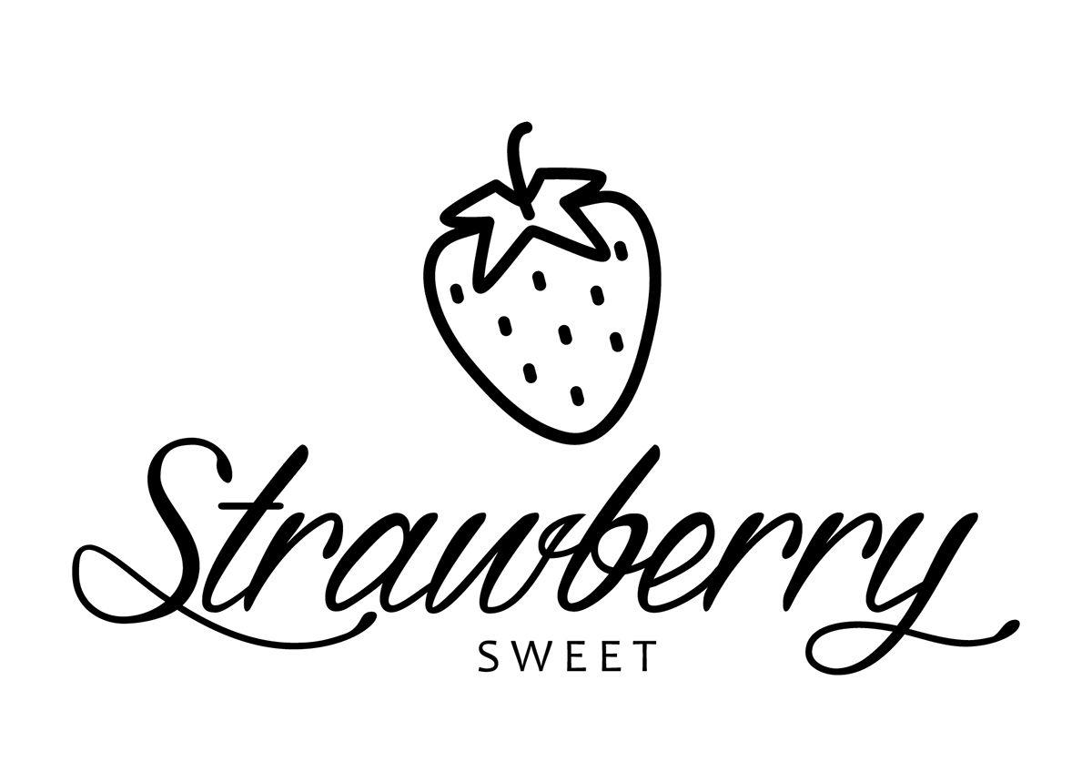 Black Strawberry Logo - Logo Design for Strawberry Sweet on Pantone Canvas Gallery