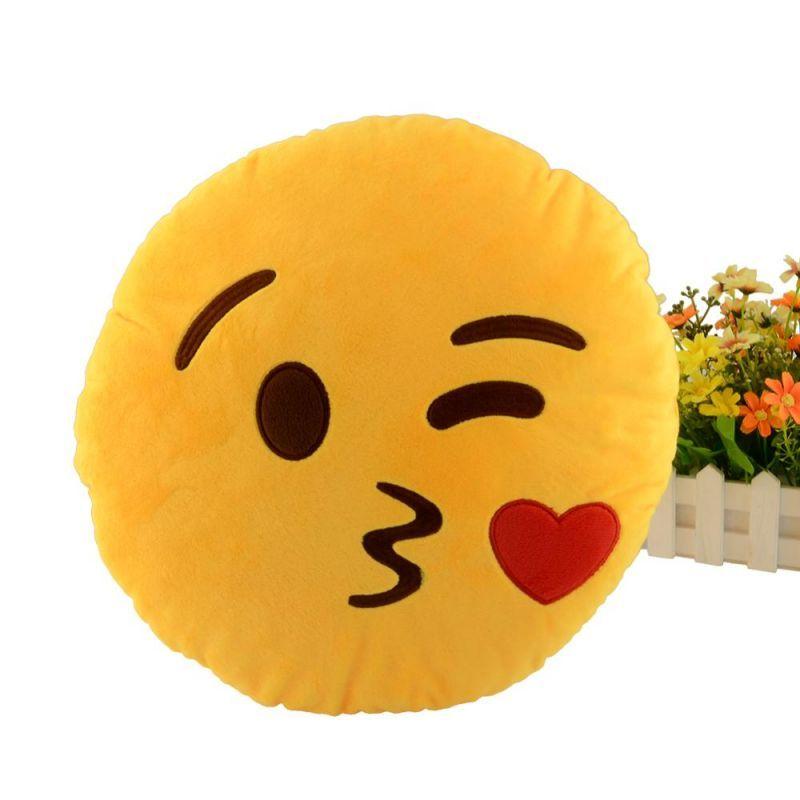 Kiss Emoji Logo - Buy Stybuzz Kiss Emoji Cushion Online | Best Prices in India: Rediff ...
