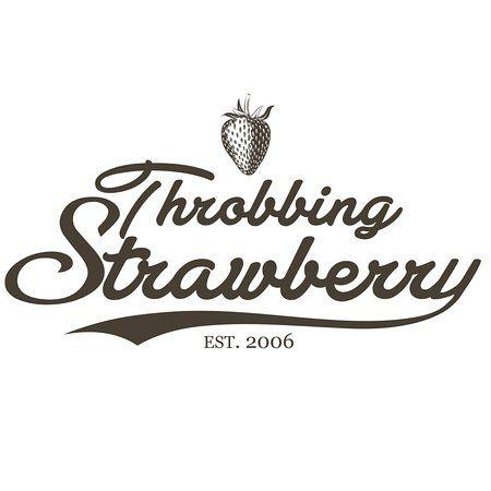 Black Strawberry Logo - Throbbing Strawberry Logo of Throbbing Strawberry