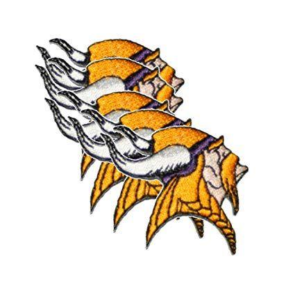 Vikings Logo - lot of 5 MINNESOTA VIKINGS 2 Patch NFL Team Logo 100