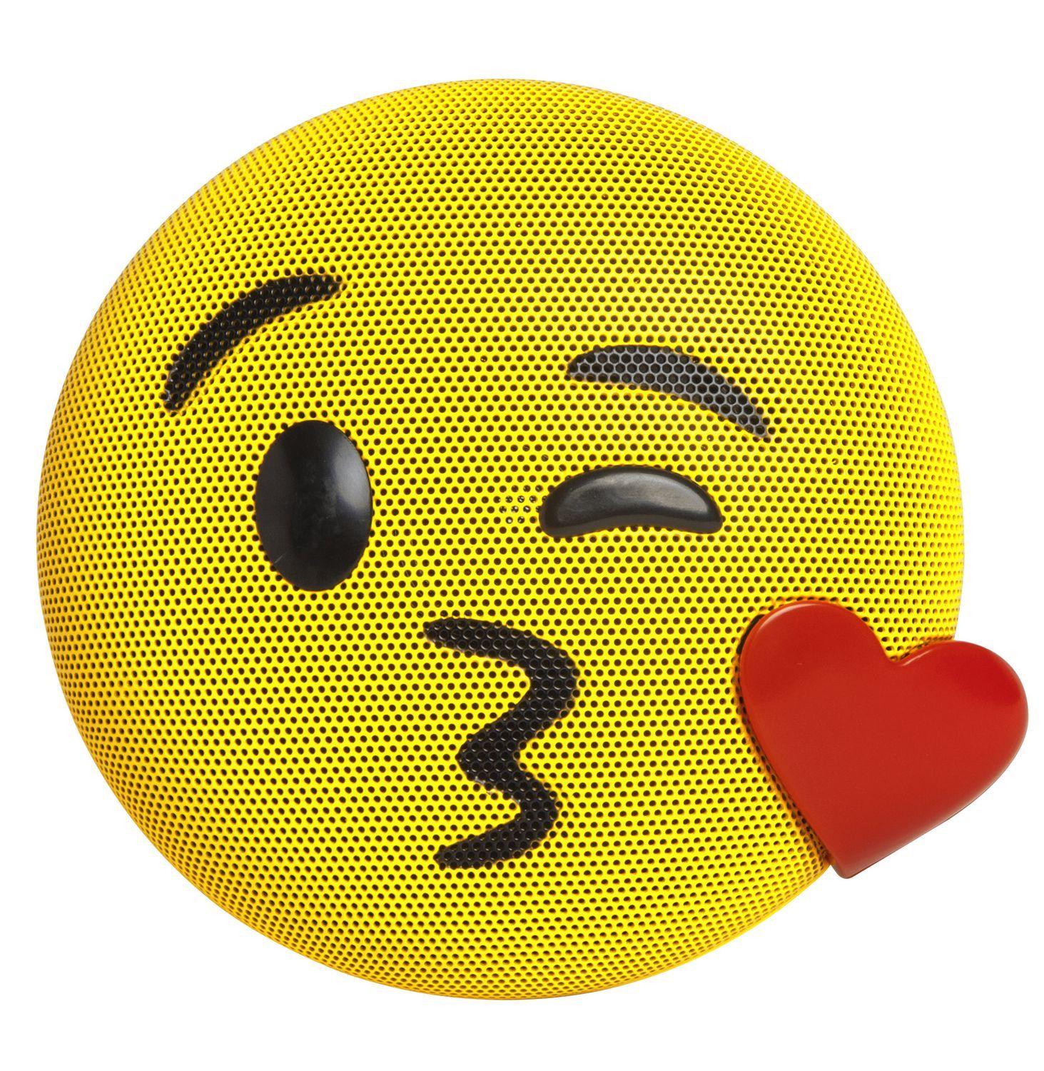 Kiss Emoji Logo - HoMedics Jamoji Kiss Emoji Bluetooth Speaker