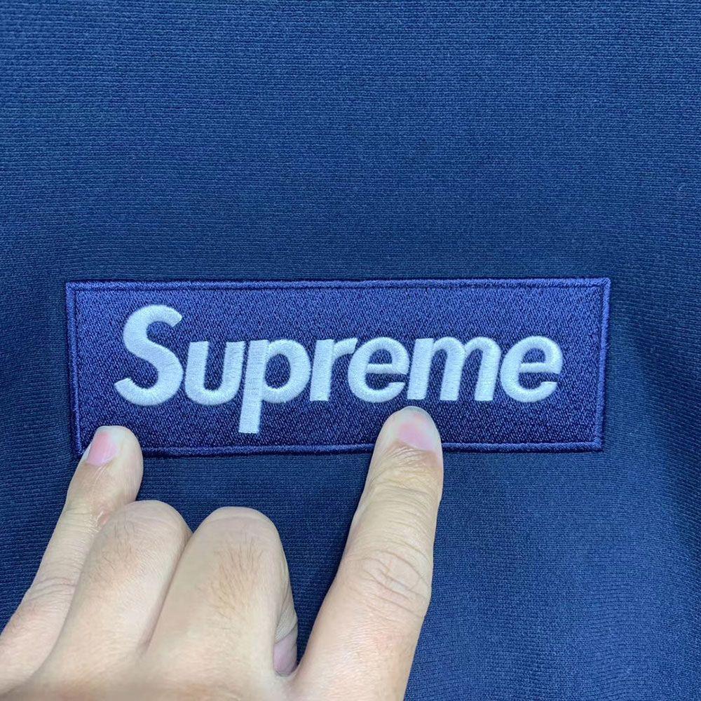 Dark Blue Supreme Logo - Supreme Box Logo Crewneck Sweatshirt(Dark Blue),Sweaters & Hoodies