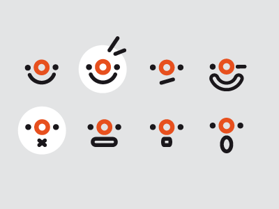 Orange Clown Logo - Clowns | Illustrations | Icon design, Logo design, Logos