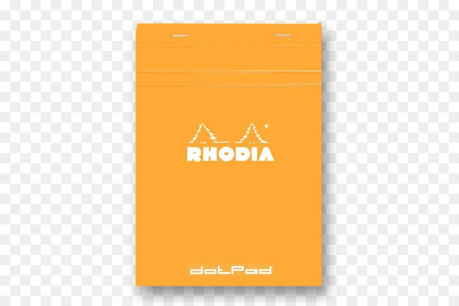 Black with a Dot of Yellow I Logo - Rhodia Black Dot Pad Paper Clairefontaine-Rhodia Industrial design ...