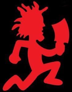 Orange Clown Logo - INSANE CLOWN POSSE Hatchet Man logo fridge magnet!