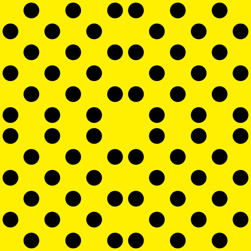 Black with a Dot of Yellow I Logo - Canary Yellow + Polka Black (1 and a half inch) Dots wallpaper ...