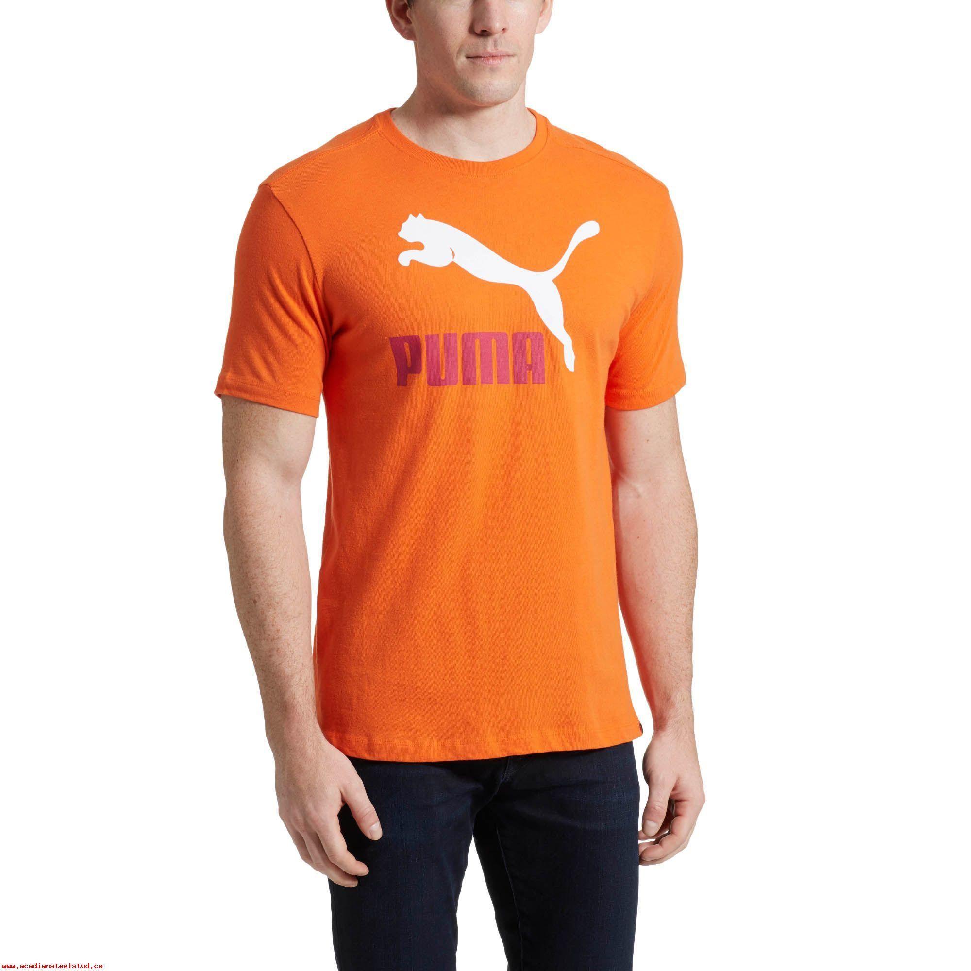 Orange Clown Logo - Online Shopping Men PUMA Archive Life T Shirt Orange Clown Fish ...