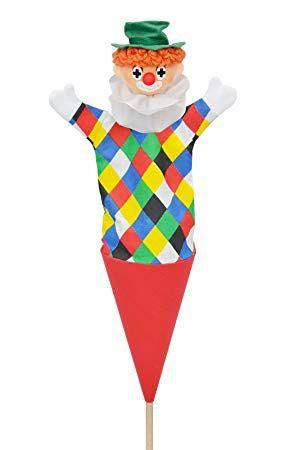 Orange Clown Logo - ABA 55 cm Clown Logo Pop-Up Puppet (Multi-Colour): Amazon.co.uk ...