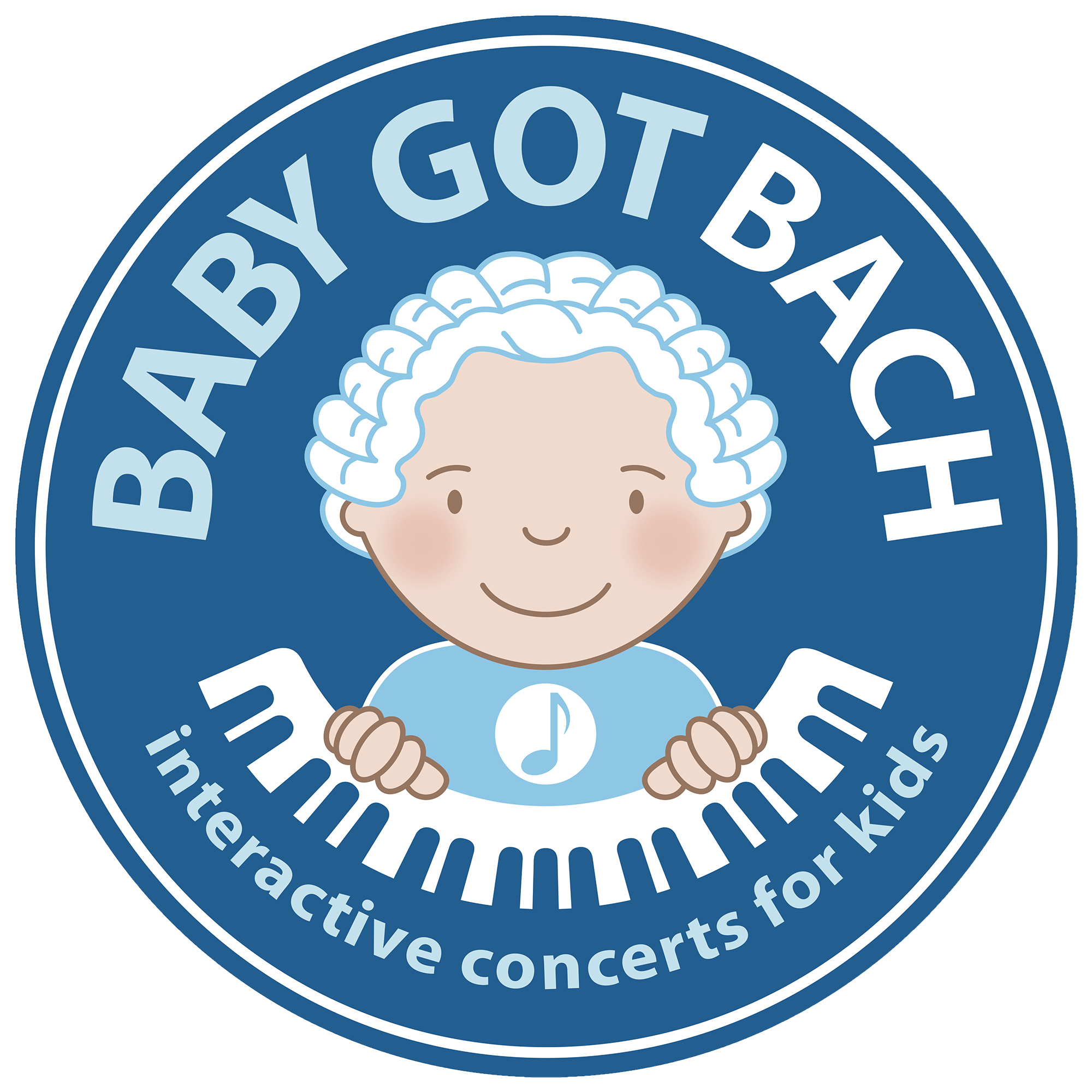 Baby in a World with Blue Logo - Baby Got Bach - Interactive concerts for kids ages 3-6