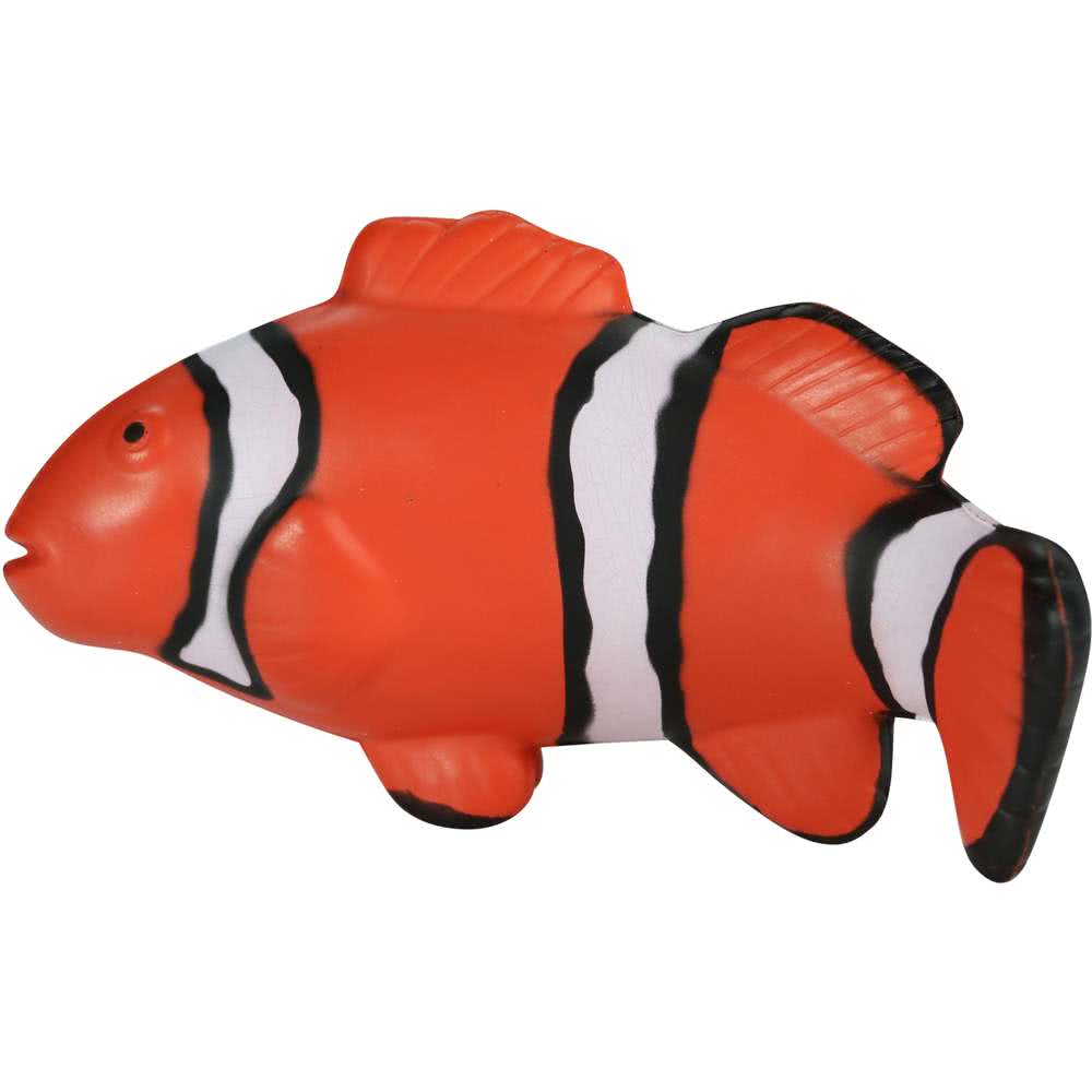 Orange Clown Logo - Promotional Clown Fish Stress Toys with Custom Logo for $1.94 Ea.