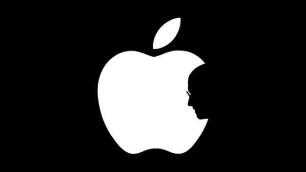Steve Jobs Apple Logo - Apple logo turned into touching tribute to Steve Jobs