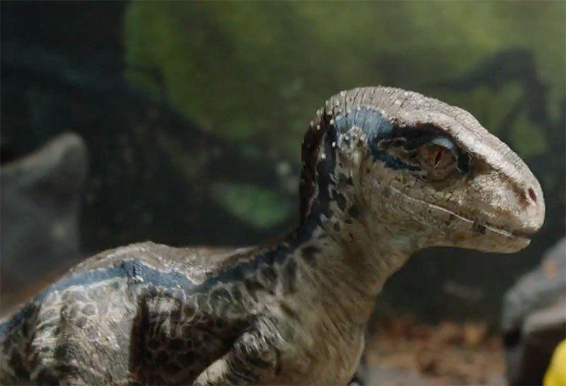 Baby in a World with Blue Logo - More Baby Blue in New Jurassic World Trailer Tease