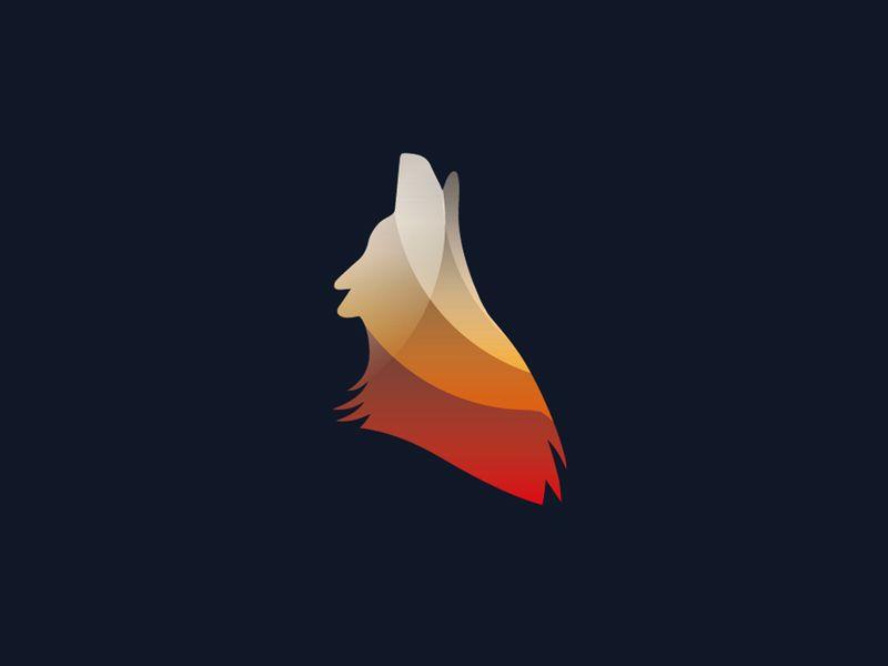 Orange Wolf Logo - Wolf by Simone Aiosa | Dribbble | Dribbble