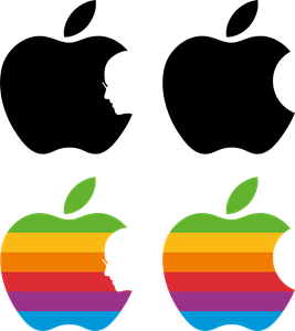 Steve Jobs Apple Logo - Apple Jobs Logo Vector (.AI) Free Download