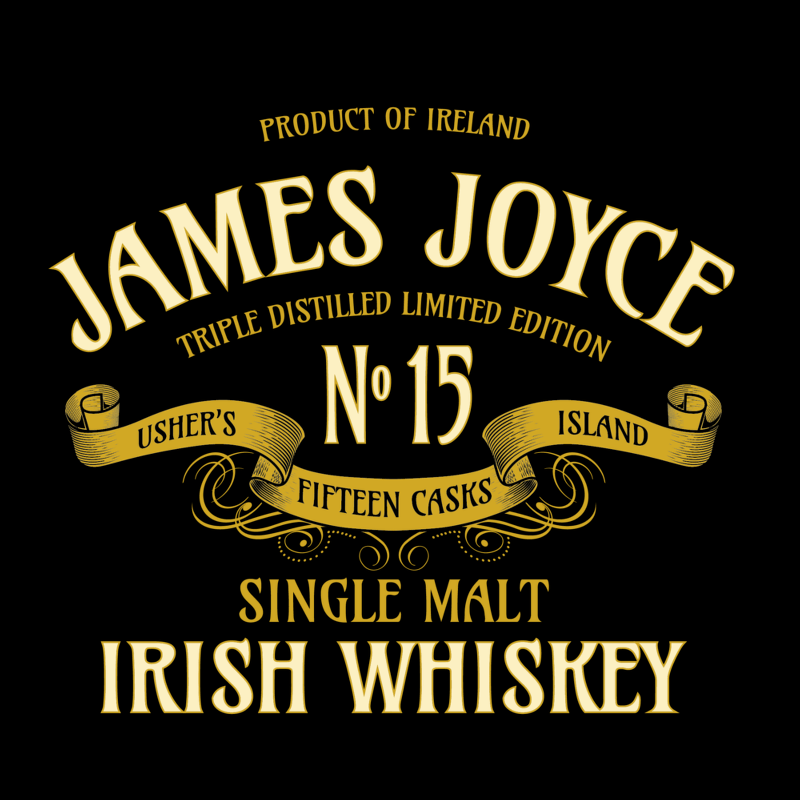 Whiskey Logo - James Joyce Whiskey Logo Black Pubs Global