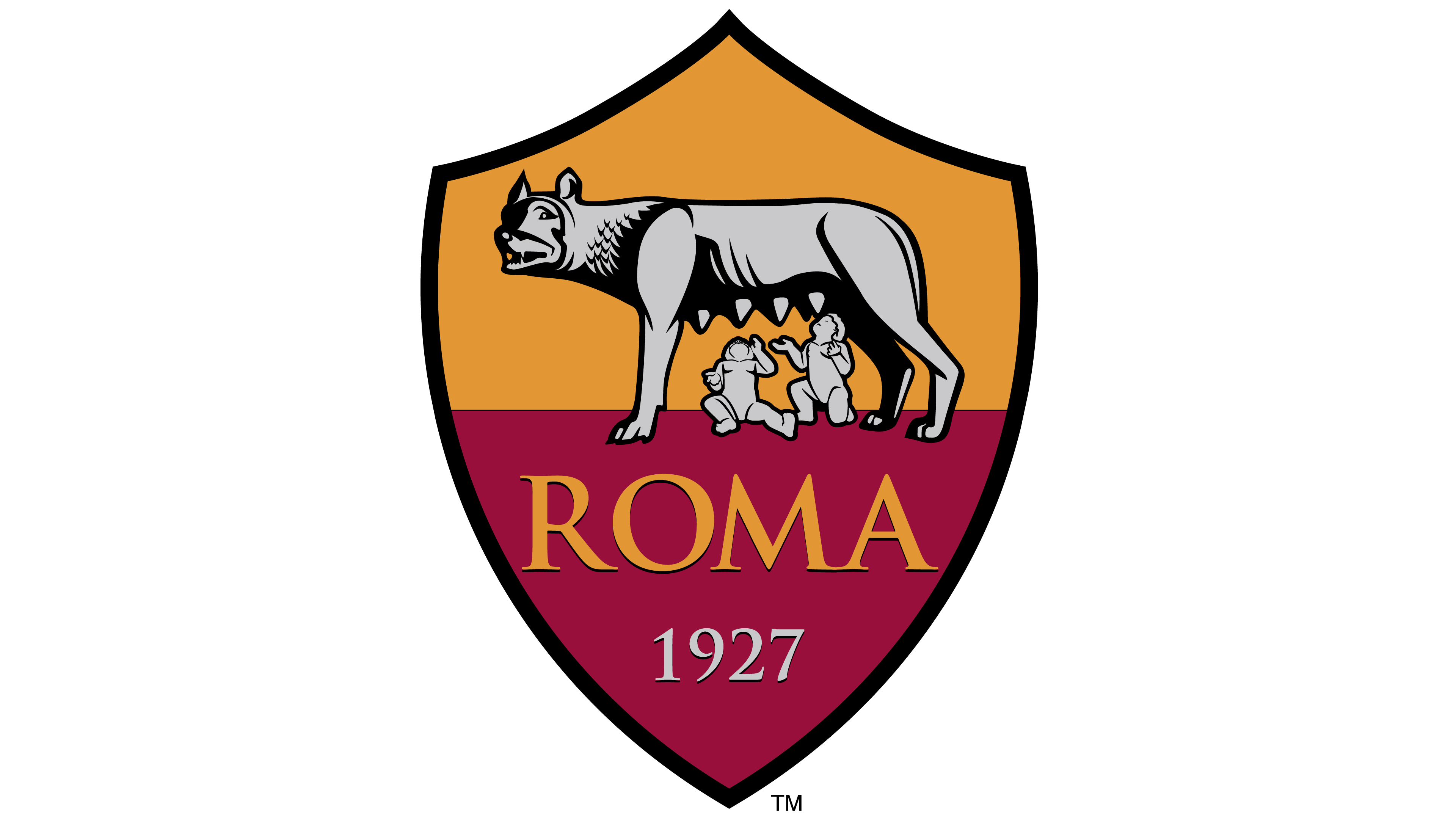 Colorful Wolf Logo - Roma logo - Interesting History of the Team Name and emblem