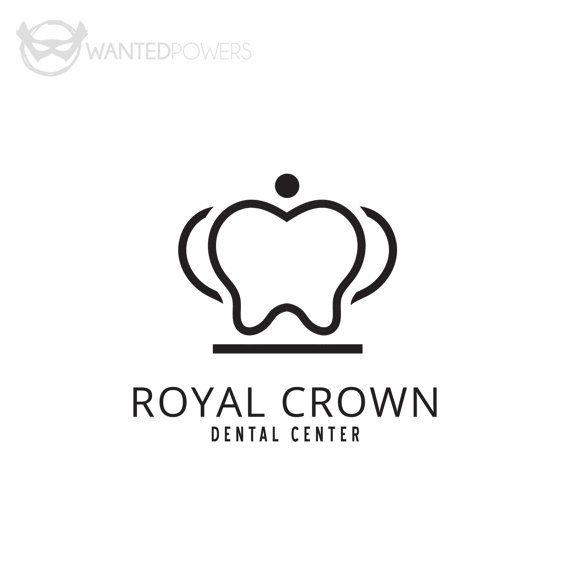 Custom Made Logo - Custom Pre-Made Logo Design Tooth Crown by WantedPowersDesigns ...