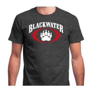 Blackwater Company Logo - New Blackwater Security Logo Company XE Agency T-Shirt Black & White ...