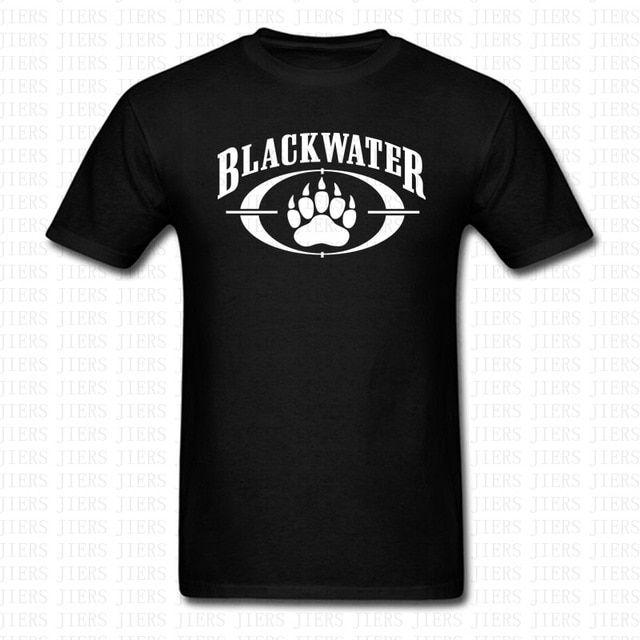 Blackwater Company Logo - Summer Blackwater T shirt Men Women Private Security Company Letters