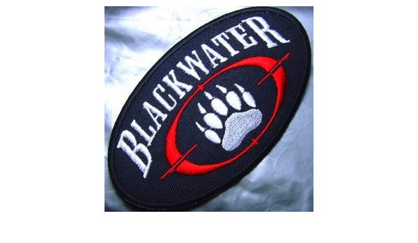 Blackwater Company Logo - Amazon.com: Blackwater Security Team Logo Guns Iron Patch #1