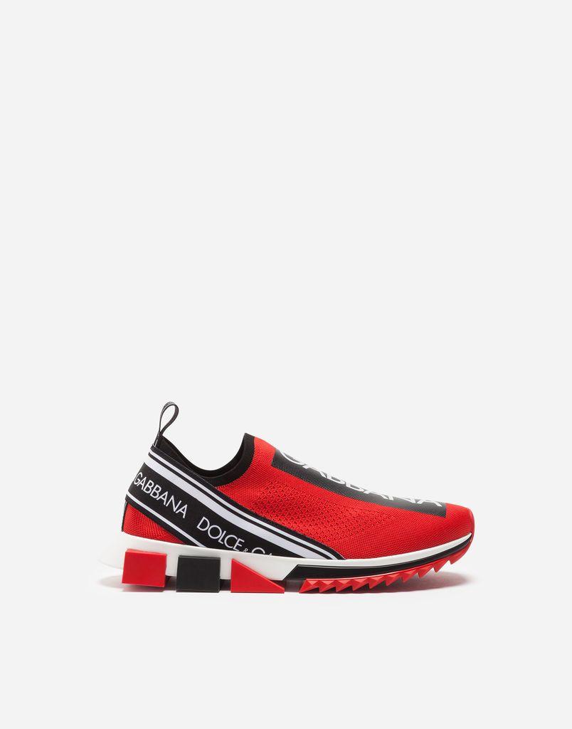 White and Red Shoe Logo - Men's Shoes | Dolce&Gabbana