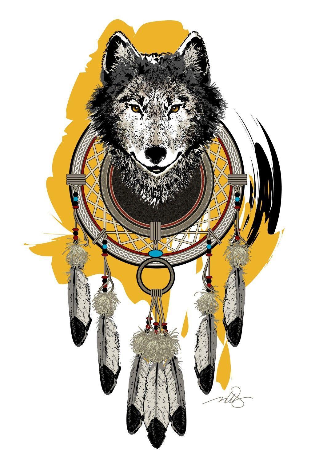 Coyote Eagle Logo - Animal spirit art of bear, coyote, eagle, sky snake and wolf symbols