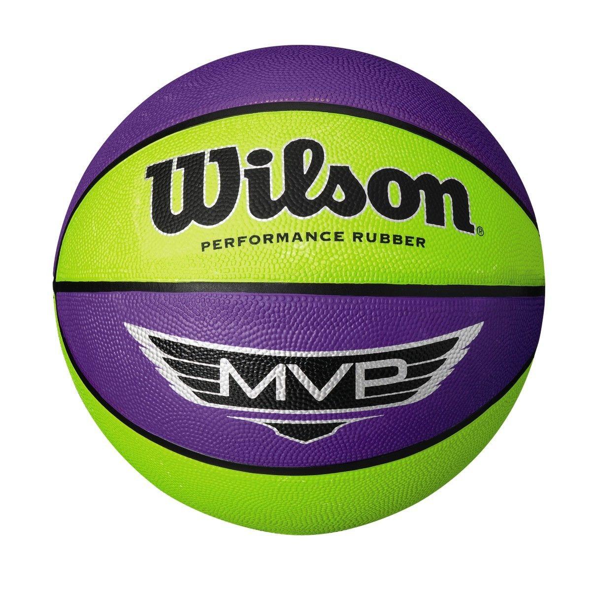 Purple and Green Basketball Logo - MVP Basketball - Purple/Lime | Wilson Sporting Goods