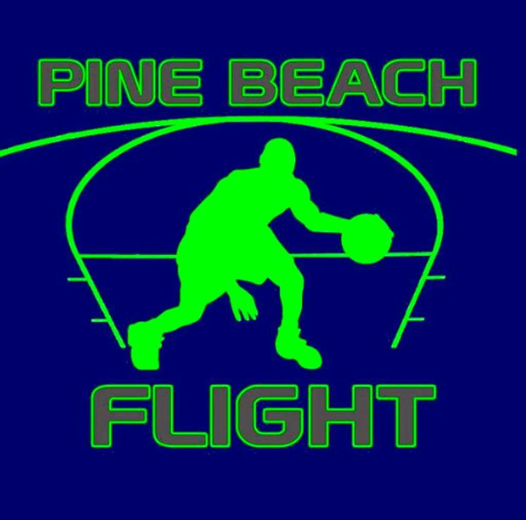 Purple and Green Basketball Logo - FLIGHT TRAVEL BASKETBALL