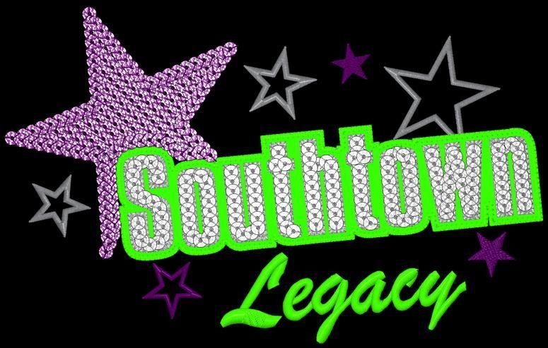 Purple and Green Basketball Logo - Southtown All Stars