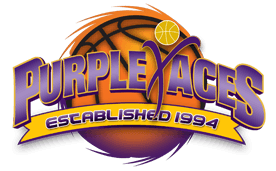 Purple and Green Basketball Logo - Purple Aces Basketball Club Sponsors Sponsorship Opportunities
