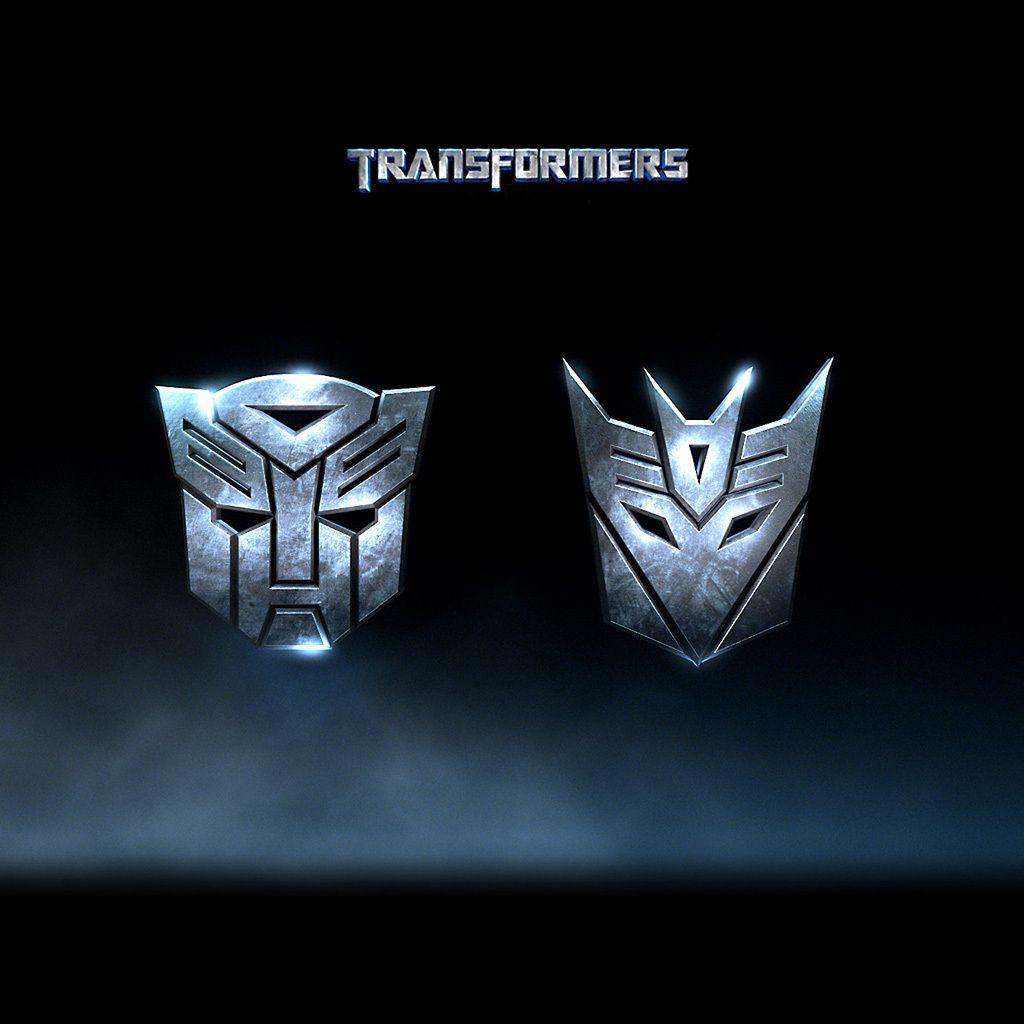 Transformers Autobots and Decepticons Logo - Autobots, Decepticons and Transformers Logos iPad Wallpaper