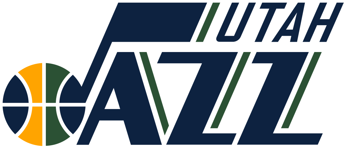 Purple and Green Basketball Logo - Utah Jazz